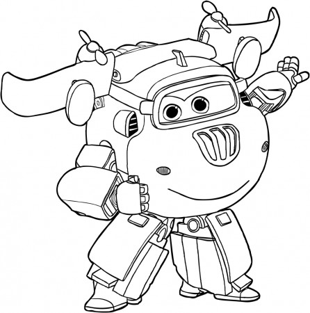 Super Wings Coloring Pages - Best Coloring Pages For Kids