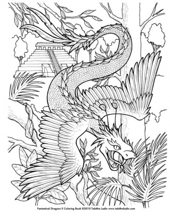 Fantasy Coloring Pages For Kids And Printable Fantasy adult
