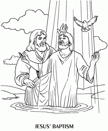 John the Baptist Coloring Pages