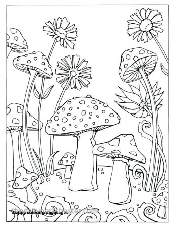 mushroom coloring page – highfiveholidays.com