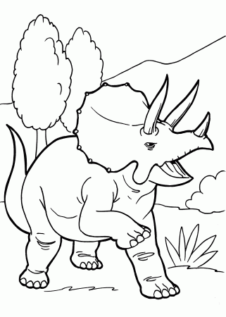 Angry Dinosaurs Coloring Pages - Coloring Pages For All Ages