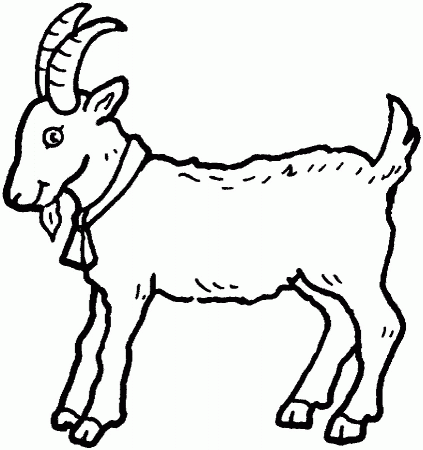 Cartoon Goats Coloring Pages - Coloring Pages For All Ages