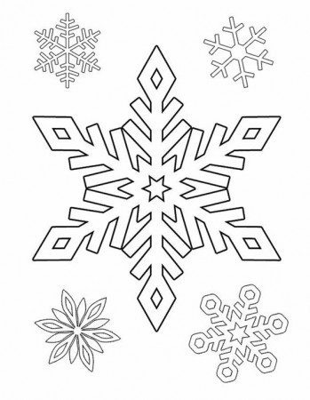 Spectacular Christmas Snowflake Coloring Pages - Best Christmas Moment