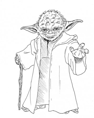 Lego Star Wars Yoda Coloring Pages Yoda coloring pages ...
