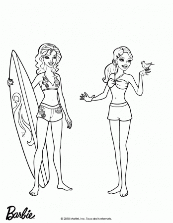 Big Coloring Pages Of Barbie - Coloring Pages For All Ages
