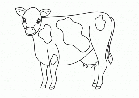 Paraphrasing Cow Coloring Pages Koloringpages - Widetheme