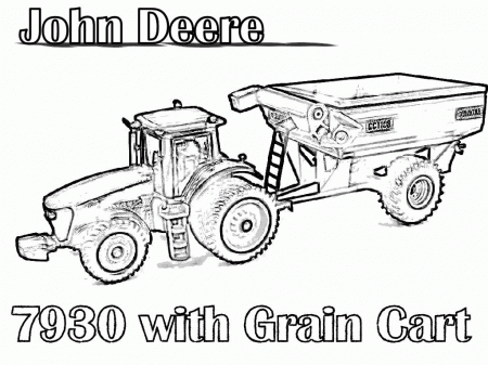 John Deere Coloring Pages for Kids to Color — Coloring Page