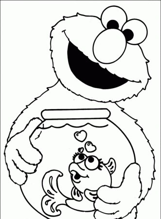 elmo and dorothy coloring pages - Printable Kids Colouring Pages