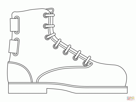 Snow Boots coloring page | Free Printable Coloring Pages