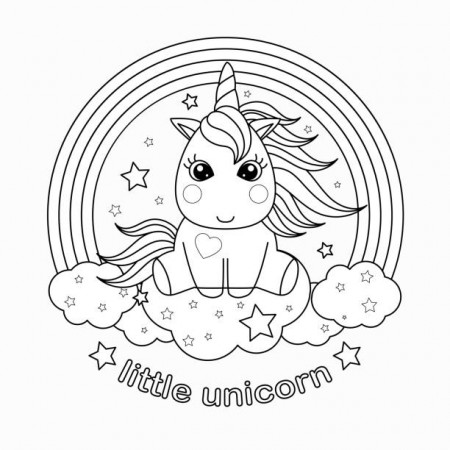 25 Free Printable Unicorn Coloring Pages