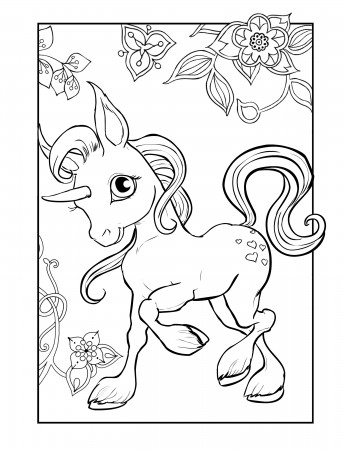 Unicorns Horses And Princess Coloring Book For Kids | Selah Works - Cindy's  Adult Coloring Books and so much more