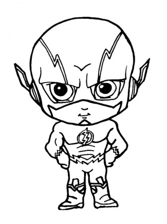 DC Comics Flash coloring pages. Free Printable DC Comics Flash coloring  pages.