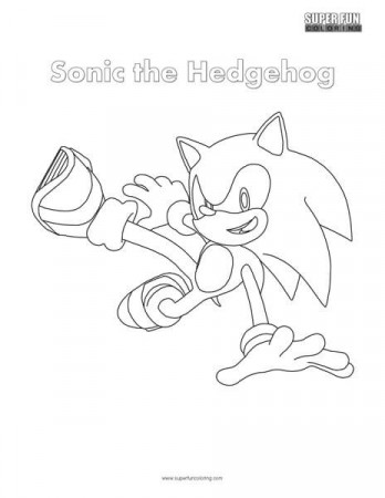 Sonic the Hedgehog Coloring Page - Super Fun Coloring