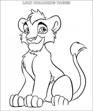 The Mighty Lion Coloring Pages Printable - StPeteFest.org