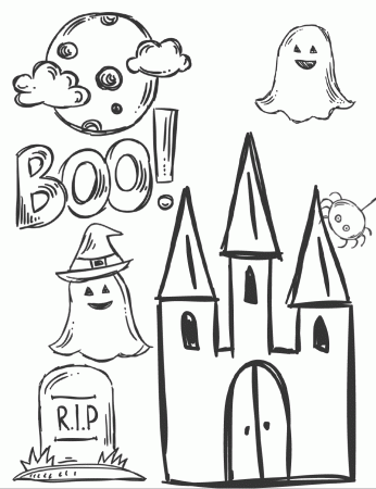 Freee Halloween Coloring Pages For Kids Page3_png Sheets To Print –  Stephenbenedictdyson