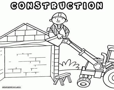 Construction coloring pages | Coloring pages to download and print