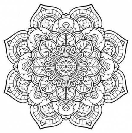 Coloring Pages : Free Printable Mandala Coloring Pages Pdf With ...