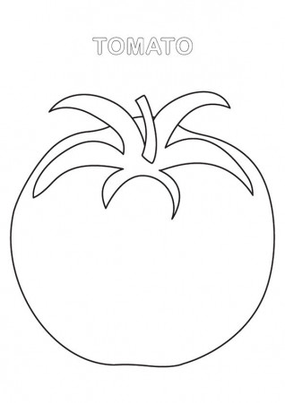 Parentune - Free & Printable Tomato Worksheet Coloring Picture ...