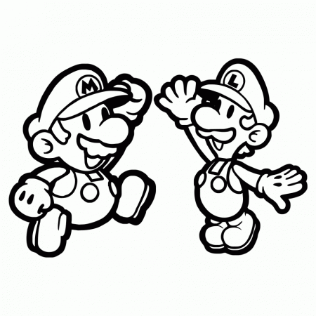 20 Free Pictures for: Mario Coloring Page. Temoon.us