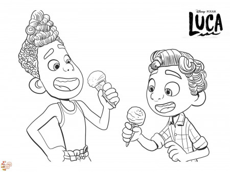 Free Printable Luca Coloring Pages - GBcoloring