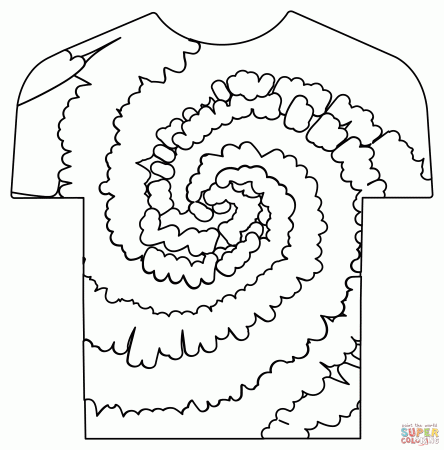 Tie Dye Heart Coloring Page. Free Printable Coloring Page - Coloring Home