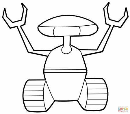 Robots coloring pages | Free Coloring Pages