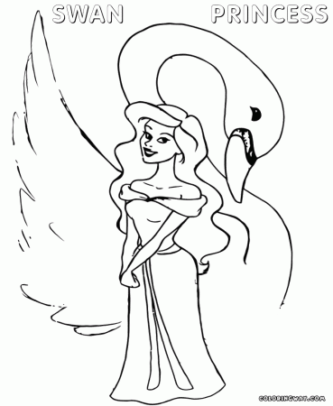Swan Princess coloring pages | Coloring pages to download and print