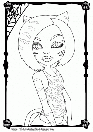 Monster High Coloring Pages 2016- Dr. Odd