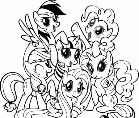 my little pony coloring pages | Only Coloring Pages