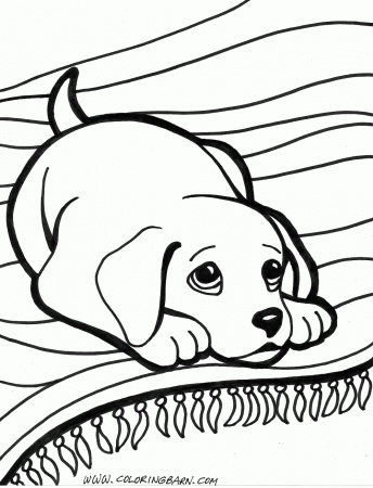 Dogs Puppies Coloring Page For Child Ah Coloring Pages Dog Dog ...