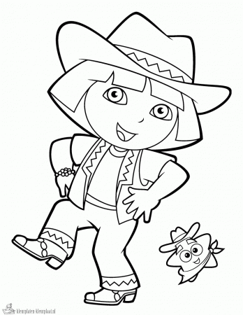 Cowboy and cowgirl coloring pages
