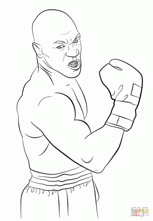 Mike Tyson coloring page | Free Printable Coloring Pages