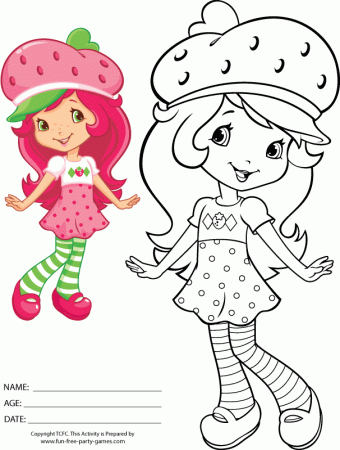 Strawberry Shortcake Coloring Pages | Free Coloring Pages