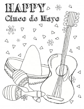 Free Printable Cinco De Mayo Coloring Pages For Kids - Best Coloring Pages  For Kids