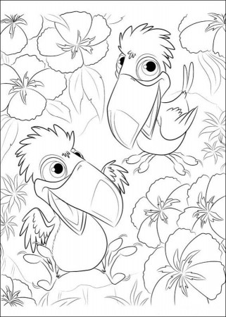 Coloring pages: Rio, printable for kids & adults, free