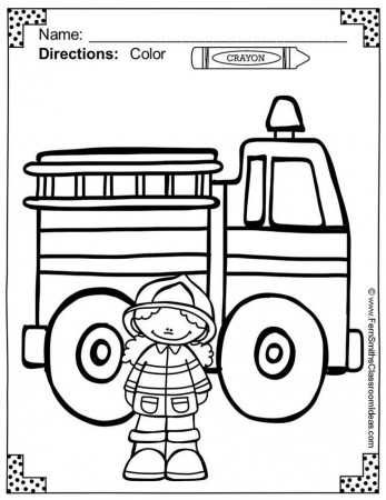 Free Fire Station Coloring Pages, Download Free Fire Station Coloring Pages  png images, Free ClipArts on Clipart Library
