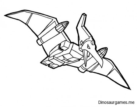Swoop Dinobot Coloring Page - Dinosaur Coloring Pages