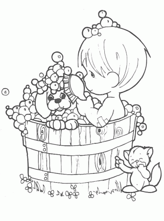Christmas Precious Moments Angels Coloring Pages - Coloring Pages ...