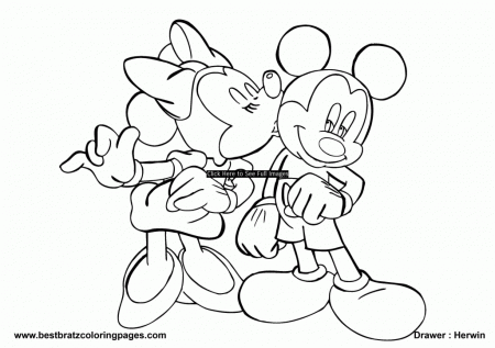 Minnie Mouse Printable Coloring Pages 18 Pictures Colorine Webkinz ...