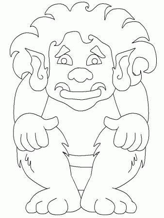 Troll Coloring Pages