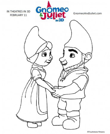 Gnomeo and Juliet Movie Printable Coloring Page : Printables for 