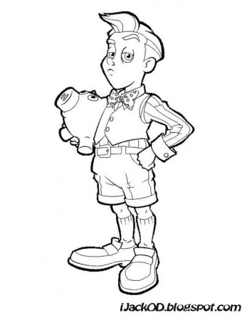 iJack O D Colouring Pages: Lazy Town Colouring Pages