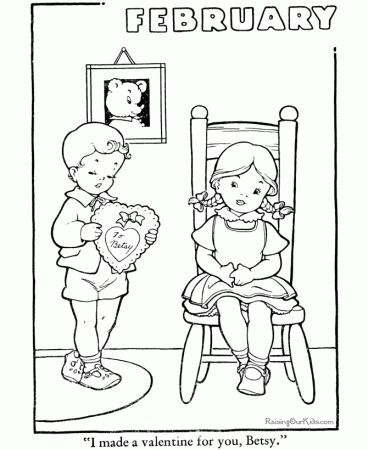 Valentines Day coloring pages - 029