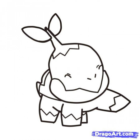 How to Draw Turtwig, Pokemon, Step by Step, Pokemon Characters 