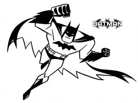 batman cartoon coloring pages | Printable Coloring Pages Gallery