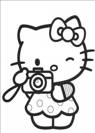 Funny Hello Kitty St Coloring Pages For Kids - deColoring