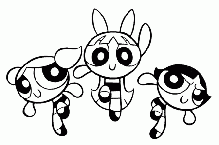 Powerpuff Girls Coloring Pages To Print | Cartoon Characters 