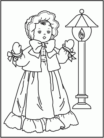 American Girl Coloring Pages To Print | Coloring Pages For Girls 