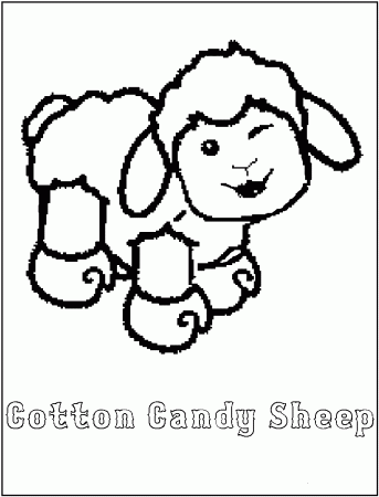 webkinz sheep | farmanimal coloring page