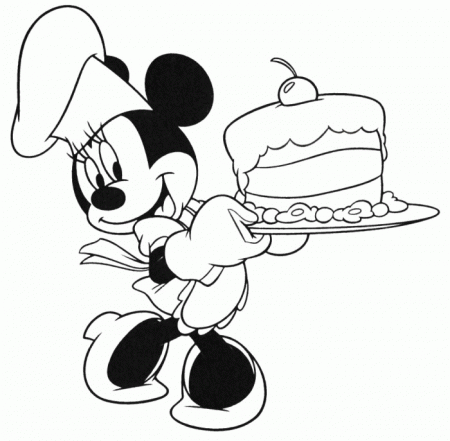 Disney Happy Birthday Coloring Pages